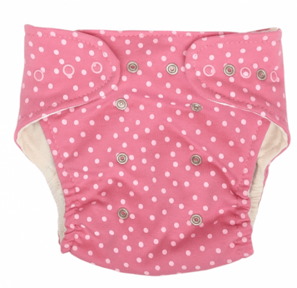 Mamatti Látková plienka EKO sada - nohavičky + 2 x plienka, Princezna Bodka, vel. 5-14 kg