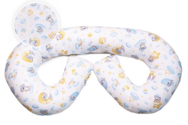 Relaxačný vankúš na dojčenie MAXI "Dreams Koala" - Modrý