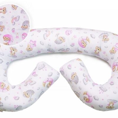 Relaxačný vankúš na dojčenie MAXI "Dreams Koala" - Ružový