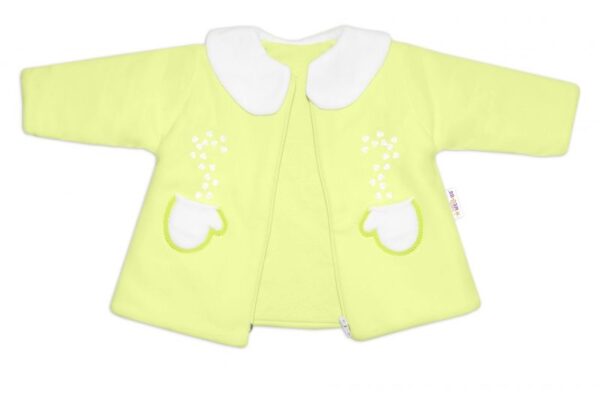 3-dielna dojčenská súprava Baby Nellys (kabátik, čiapočka, nohavice) - Zelená - Image 4
