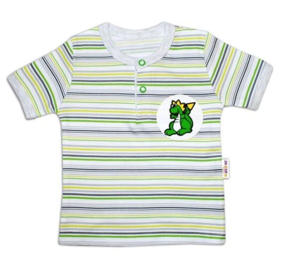 Dojčenské polo tričko Mamatti "Hippo" - Krátky rukáv - Image 2