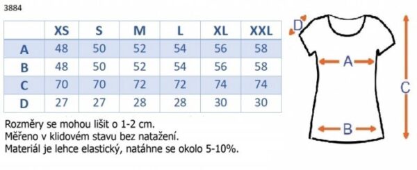 Tehotenské tričko Be MaaMaa s krátkym rukávom - Granátové - Image 2