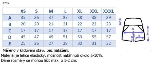 Tehotenské kraťasy Be MaaMaa s elastickým pásom - Morské / Modré - Image 4