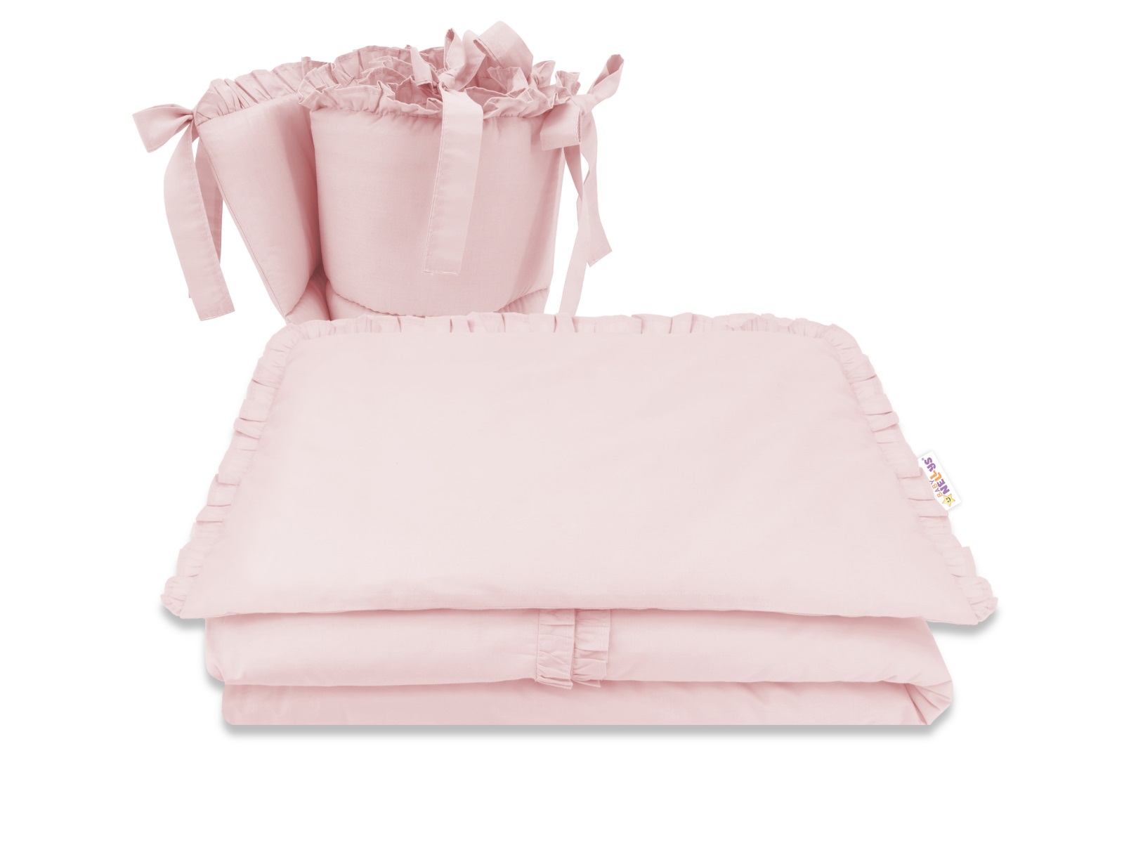 3-dielna sada mantinel s obliečkami, Royal - růžová