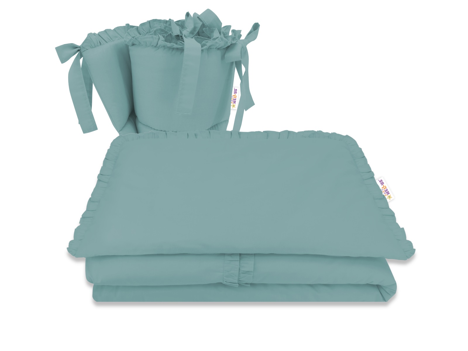 3-dielna sada mantinel s obliečkami, Royal - tm. mäta