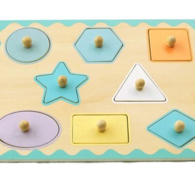 Adam Toys: Edukačná vkladačka s úchytmi (tvary)