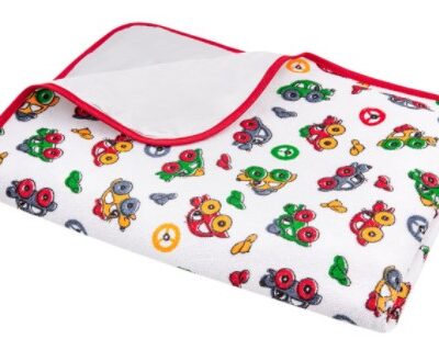 Akuku: Froté podložka 50x70cm Autíčka (viacfarebná)