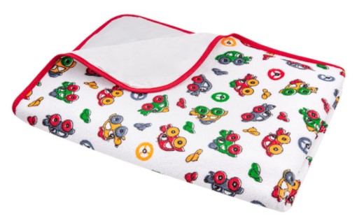 Akuku: Froté podložka 50x70cm Autíčka (viacfarebná)