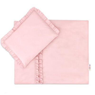 Baby Nellys: 4-dielny set do kočíka Royal (ružový)