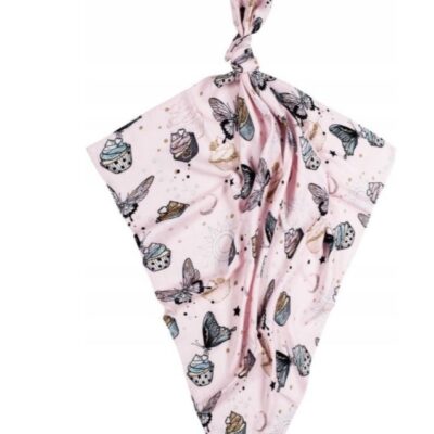 Baby Nellys: Bambusová plienka Lux Muffin (ružová)