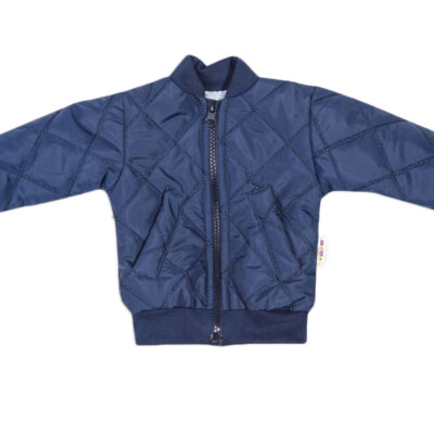 Baby Nellys Dojčenská prešívaná prechodová bunda, granátová