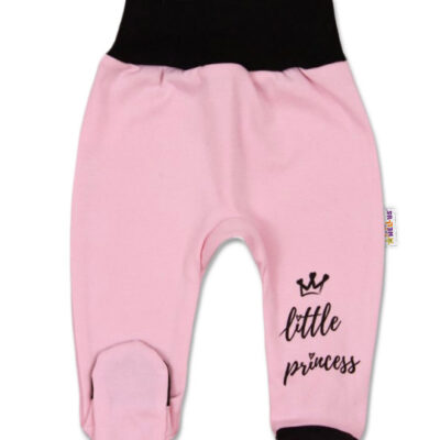 Baby Nellys Dojčenské polodupačky, ružové Little Princess