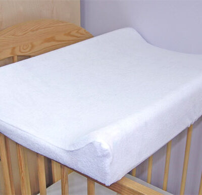 Baby Nellys Froté poťah na prebaľovaciu podložku, 70x50cm  - biely