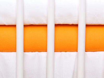 Baby Nellys: Oranžová jersey plachta (120x60)