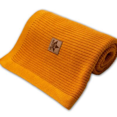 Baby Nellys: Bambusová deka 75x100cm (horčicová)