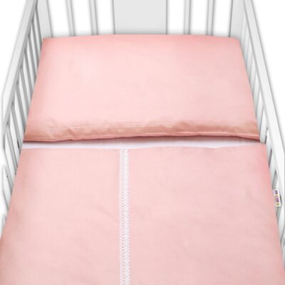 Baby Nellys: 2-dielne obliečky Royal Baby (púdrová)