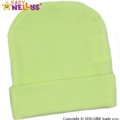 Baby Nellys Novorodenecká čiapočka - zelená, 48/52