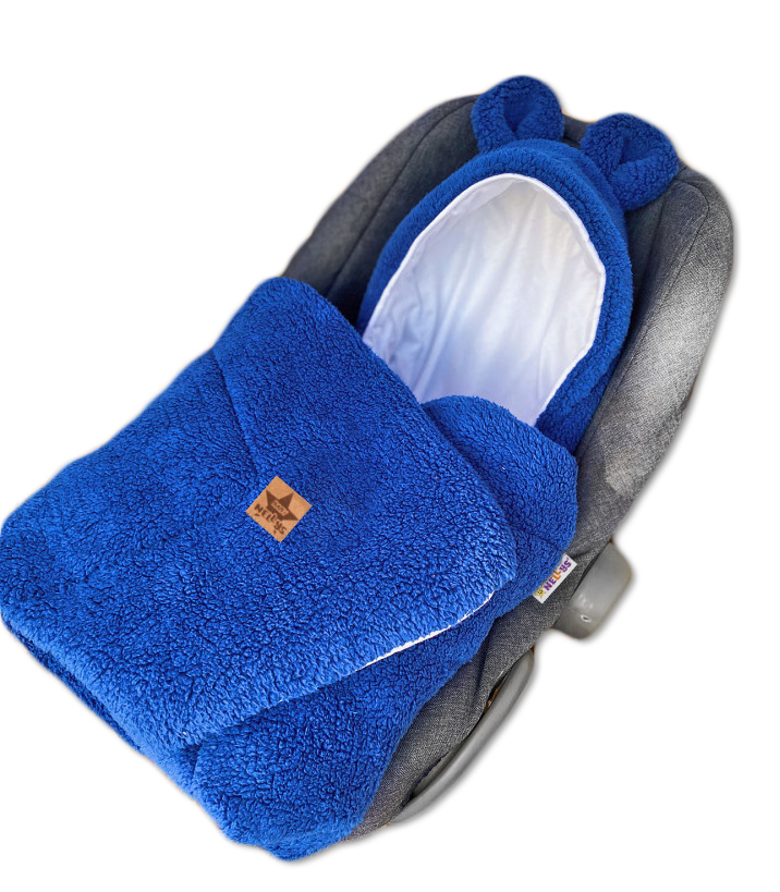 Baby Nellys: Deka Medvedík 100x100cm (modrá)