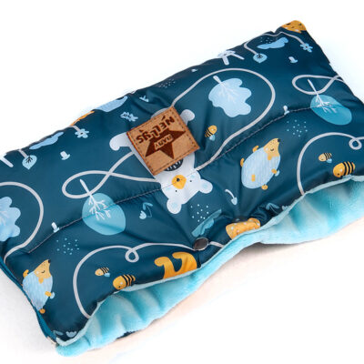 Baby Nellys: Rukávnik PREMIUM Forest (zeleno/modrý)