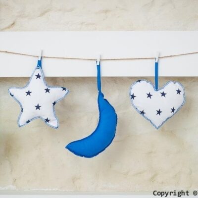 Baby Nellys: Sada dekorácií Stars be Love č.2