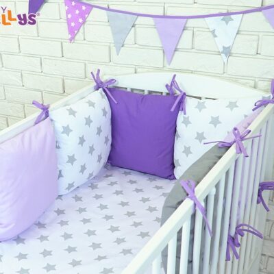 Baby Nellys Vankúšikový mantinel s obliečkami 135x100cm - č. Blo5