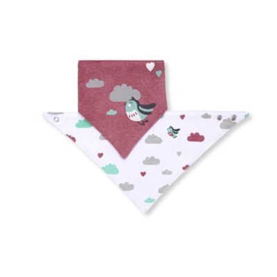 BabyOno: Detský podbradník/šatka Vtáčik