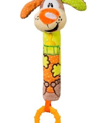 BabyOno: Edukačná pískacia hračka PSÍK s hryzátkom