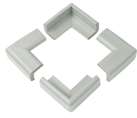 BabyOno: Mäkká ochrana rohov (sivá)