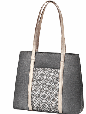 BabyOno: Taška na kočík Basic City (grafit/zlatá)