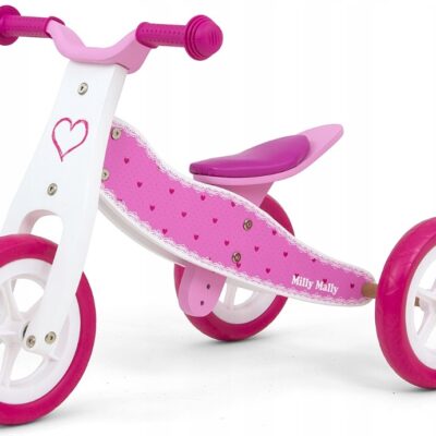 Balančná trojkolka, odrážadlo ,Look Hearts 2 v 1