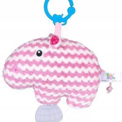 Bali Bazoo: Závesná hračka Hrošík (ružová/biela)