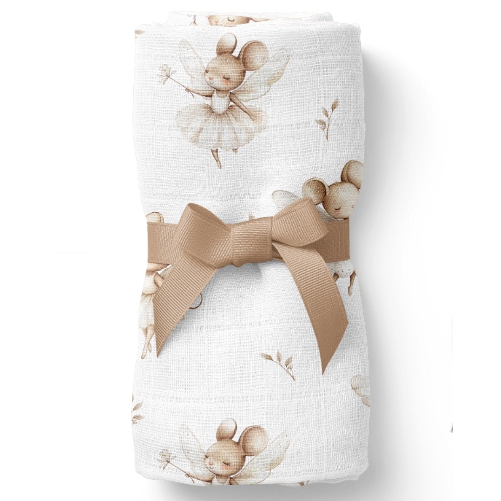 Bambusová plienka 75x75cm, lux, Myšky