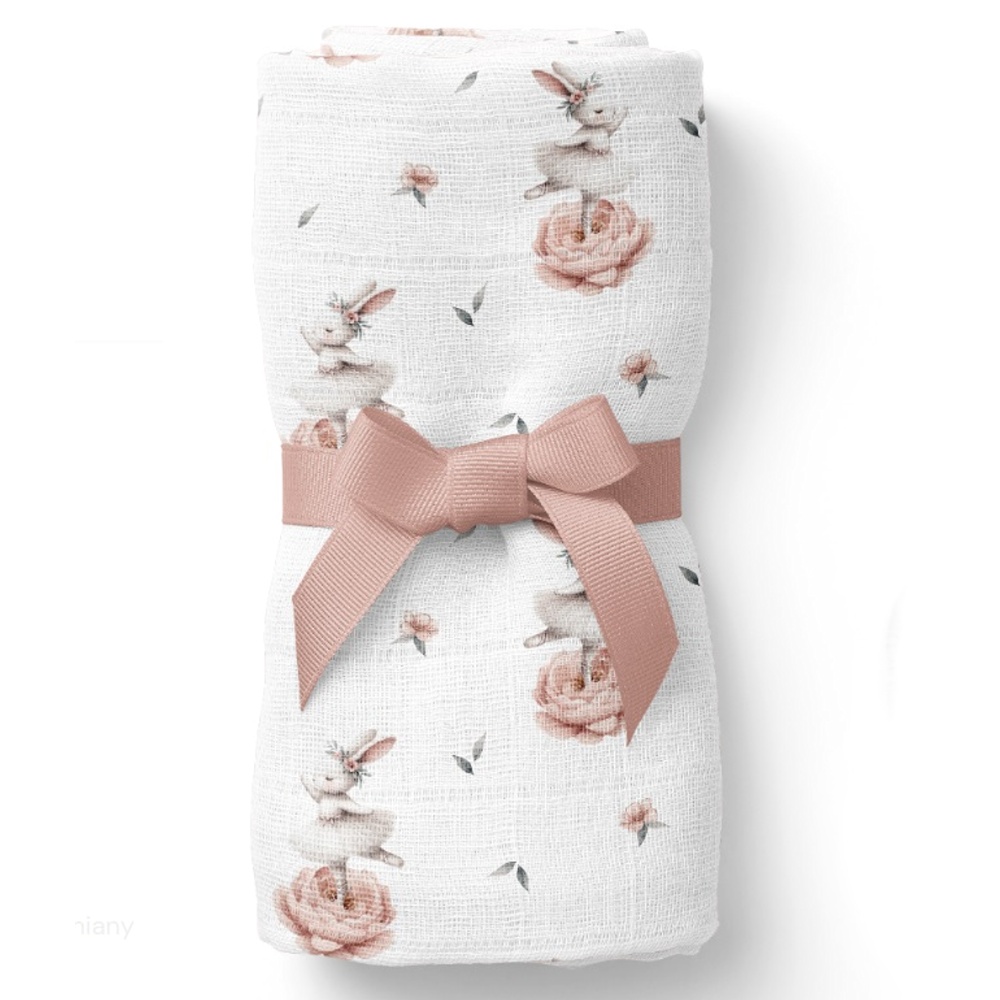 Bambusová plienka 75x75cm, lux, Zajačikovia