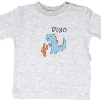 Bavlnená blúzka Mamatti DINO - dlhý rukáv
