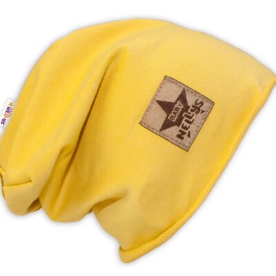 Bavlnená čiapočka Baby Nellys ® - žltá, vel. 104/128