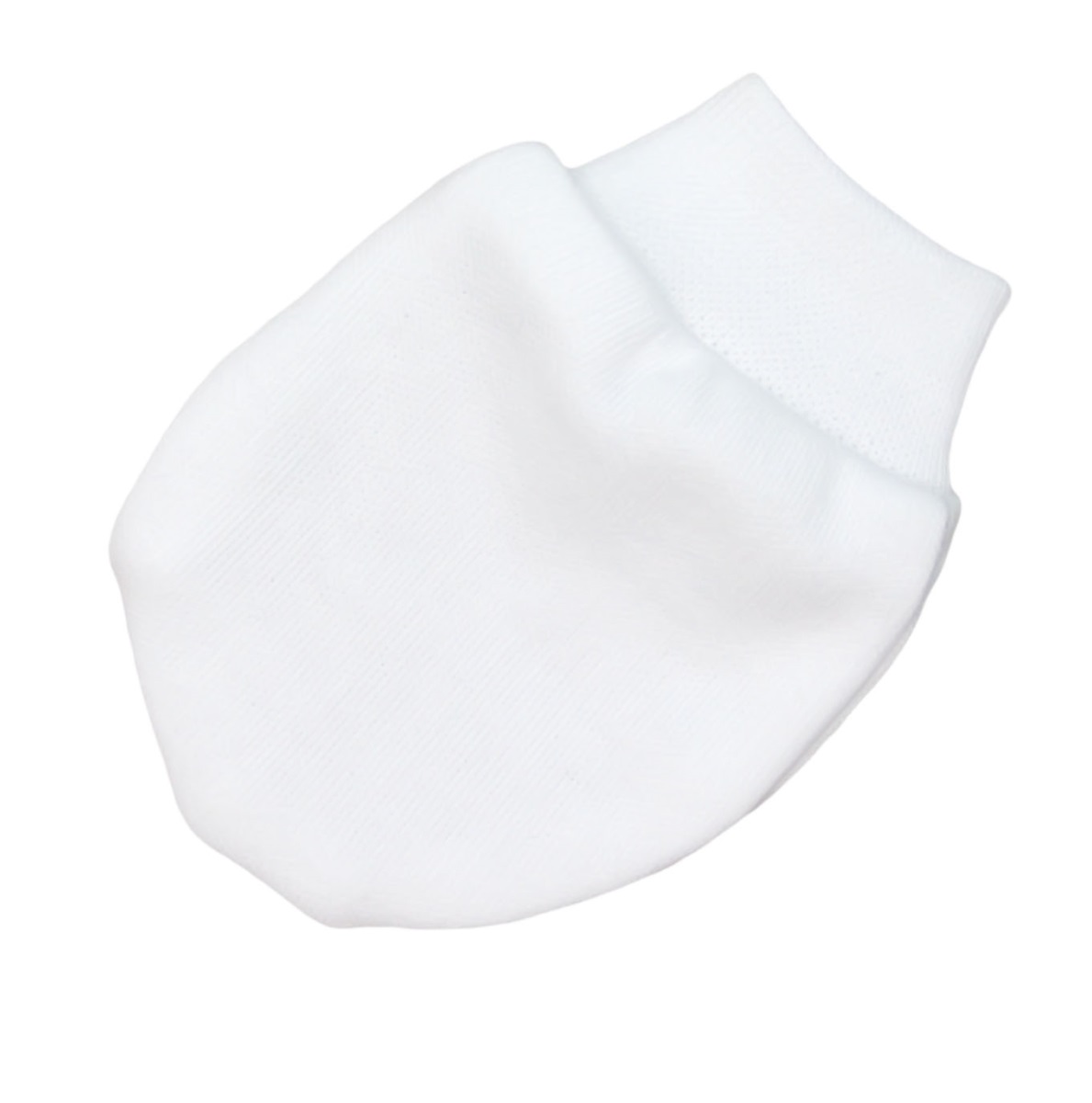 Baby Nellys: Bavlnené dojčenské rukavičky (biele)