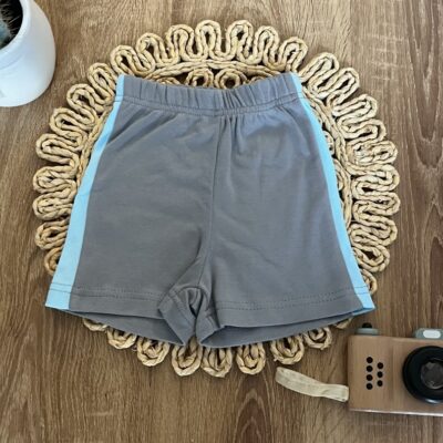 Bavlnené kraťasy Mamatti, Dino park - šedé, veľ. 92