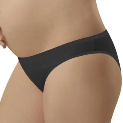 Bavlnené nohavičky Mama Mini, 1ks v balení, čierne, veľ. S