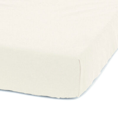Bavlnené prestieradlo do kolísky, 90x40 cm - smotanové