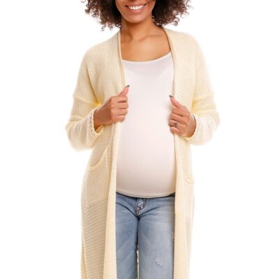 Be MaaMaa: Žltý sveter s vreckami MERY