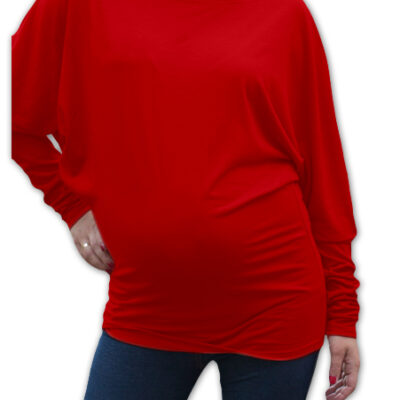 Be MaaMaa: Červená tehotenská tunika