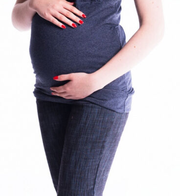 Be MaaMaa Tehotenské a dojčiace tričko s kapucňou, kr. rukáv - jeans