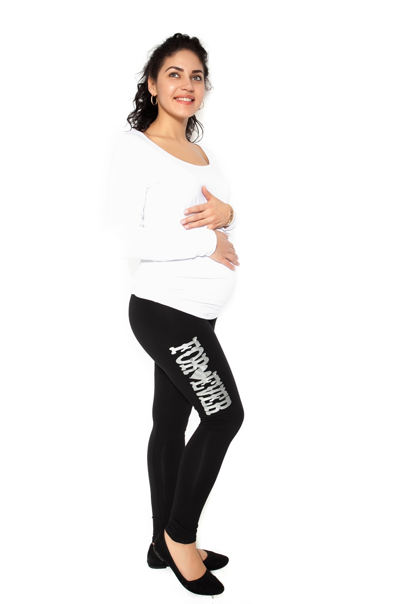 Be MaaMaa Tehotenské legíny FOR EVER LOVE- L