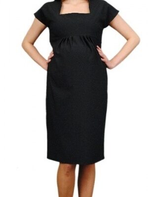 Be MaaMaa Tehotenské šaty ELA - čierna