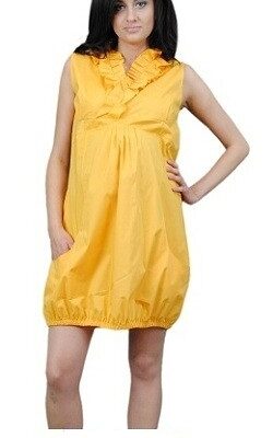 Be MaaMaa Tehotenské šaty TULIPÁNEK - žltá