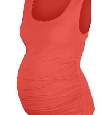 Be MaaMaa Top, tielko DANA nielen pre tehotné - lososová, veľ. L/XL