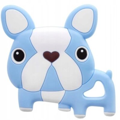 BocioLand: Silikónové hryzátko Buldog (modré)