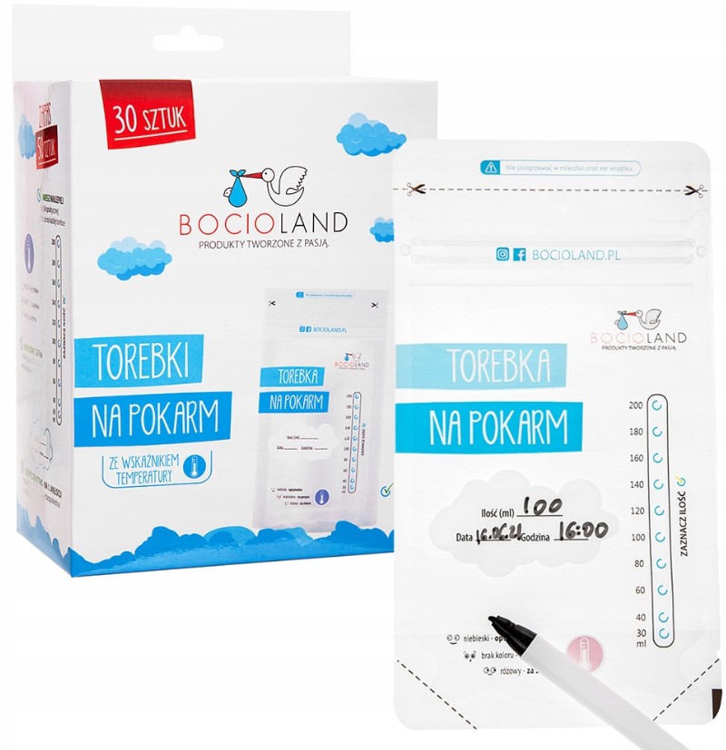 BocioLand: Vrecká na mlieko 200ml (30ks)