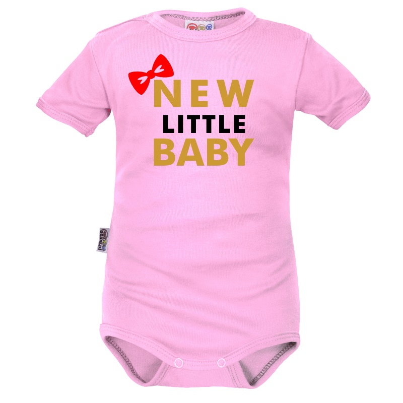 Body krátký rukáv Dejna New little Baby - Girl, růžová, veľ. 74