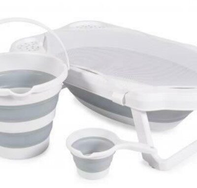 Cangaroo: Detská sada na kúpanie Hawai (sivá)